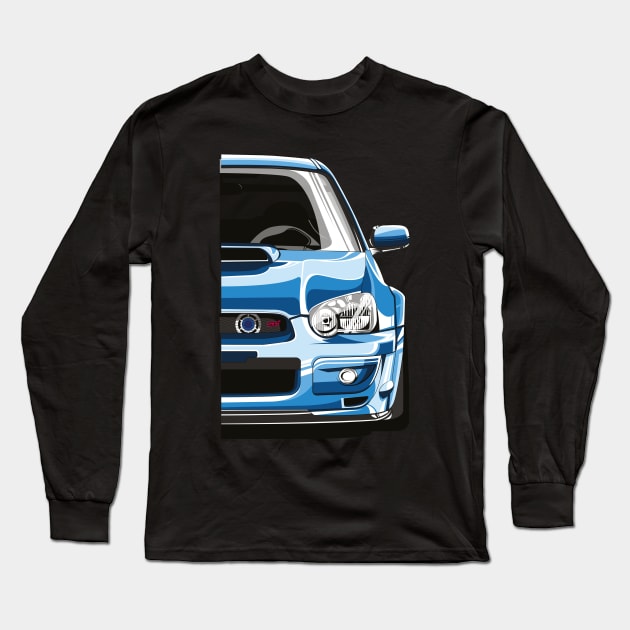 SUBARU STI Long Sleeve T-Shirt by JDMAPEX